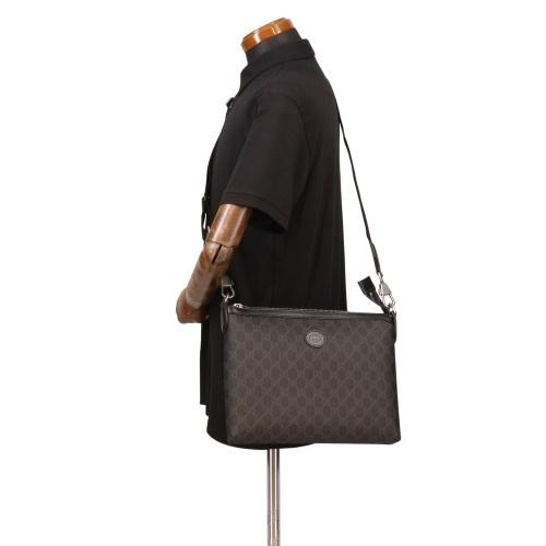 グッチ ショルダーバッグ メンズ インターロッキングG ブラック GUCCI 726833 92THN 1000_4