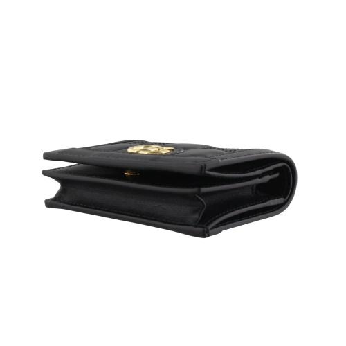 グッチ 二つ折り財布 レディース ブラック GUCCI 723786 UM8IG 1000の画像