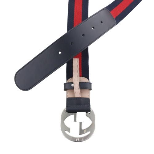 グッチ ベルト メンズ ネイビー GUCCI 411924 H917N 8497の画像