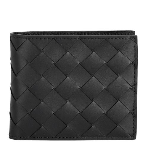 BOTTEGA VENETA（ボッテガ・ヴェネタ） 二つ折り財布 メンズ ブラック