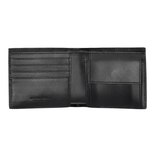 BOTTEGA VENETA（ボッテガ・ヴェネタ） 二つ折り財布 メンズ ブラック