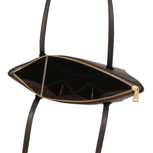 夏崩レ、片想イ。  COACHジッパー付ブラウンレザートートバッグ コーチ COACH バッグ （ブラウン） - ファッション通販 MAGASEEK