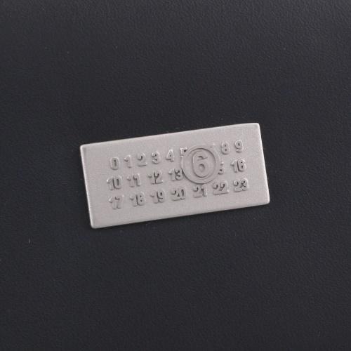週末セール　メゾンマルジェラ Maison Margiela 三つ折り財布 MM6 エムエム 6 メゾンマルジェラ 三つ折り財布 メンズ ブラック