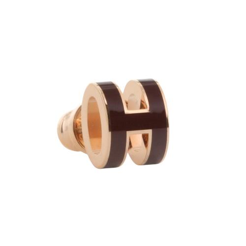 HERMES（エルメス） ピアス レディース MINI POP H レッド HERMES