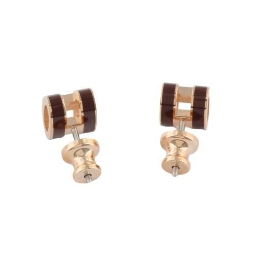 HERMES（エルメス） ピアス レディース MINI POP H レッド HERMES