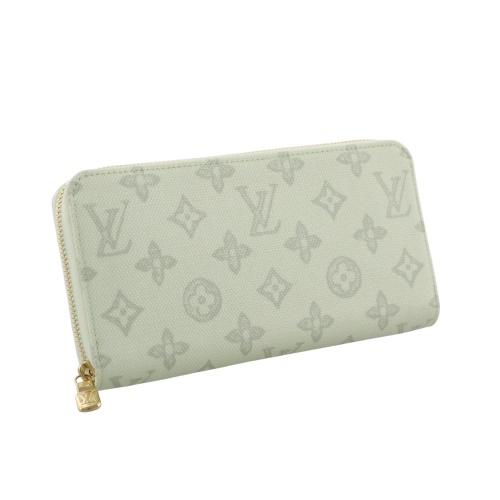 ルイヴィトン 長財布 モノグラム ジッピー・ウォレット グリーン LOUIS VUITTON M27684 ヴェール アニエールの画像
