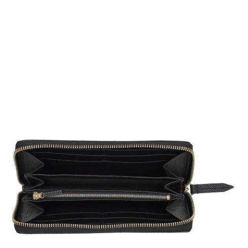 グッチ 長財布 レディース GGマーモント ジップアラウンドウォレット ブラック GUCCI 456117 AAE5E 1069の画像