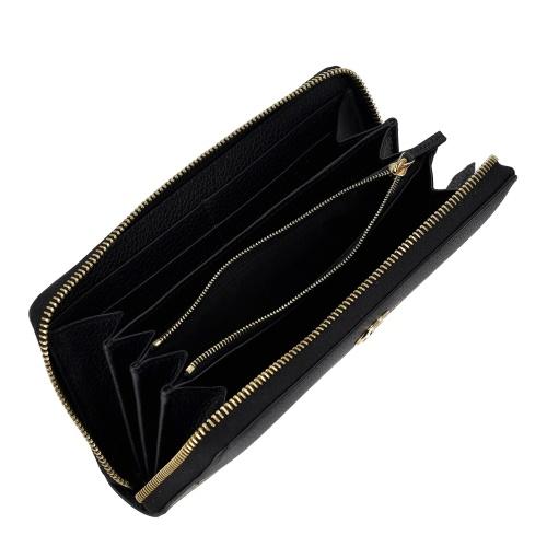 グッチ 長財布 レディース GGマーモント ジップアラウンドウォレット ブラック GUCCI 456117 AAE5E 1069の画像