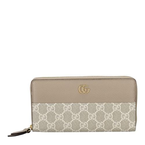 GUCCI（グッチ） 長財布 レディース GGマーモント ジップアラウンド