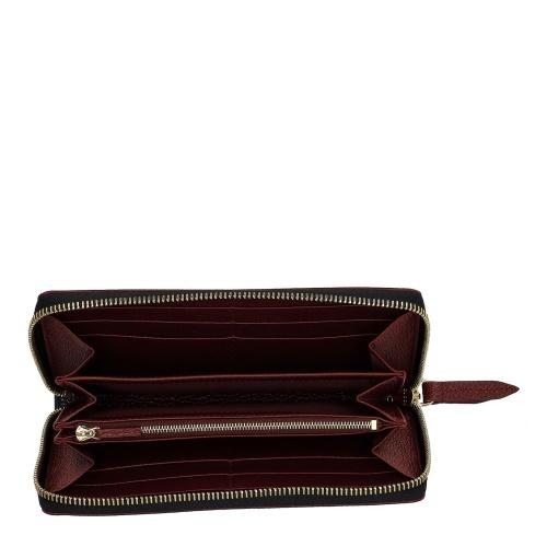グッチ 長財布 レディース GGマーモント ジップアラウンドウォレット ブラック GUCCI 456117 AAE5F 1062の画像