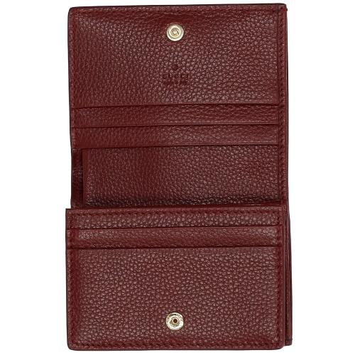 GUCCI（グッチ） 二つ折り財布 レディース ブラック GUCCI 456126