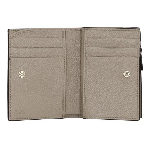 GUCCI 二つ折り財布 スエード スウェード ベージュ GUCCI（グッチ） 財布 新作 レディース 二つ折り財布 ラウンド