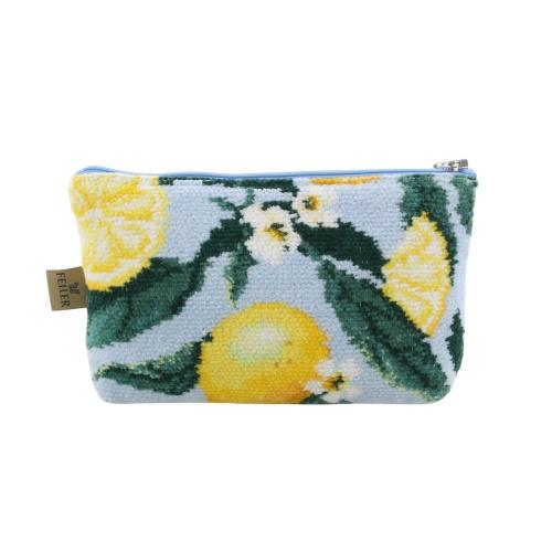 feiler（フェイラー） ポーチ レディース ブルー FEILER M4 LEMONS AND