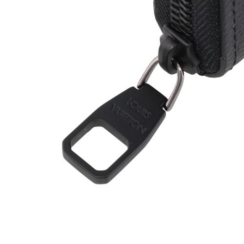 ルイヴィトン 長財布 メンズ モノグラム ジッピーウォレット・ホリゾンタル ブラック LOUIS VUITTON M28048の画像