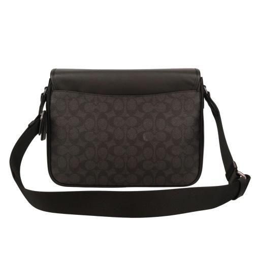 コーチ アウトレット ショルダーバッグ メンズ ブラック COACH OUTLET CT716 QBMI5の画像