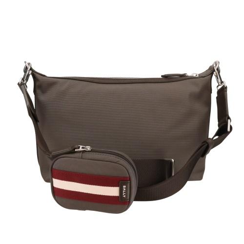 バリー ショルダーバッグ メンズ CODE CARRY グレー BALLY 6311817 MAC06A NY286 I7S4P MIDGREY/EBANO+PALLの画像