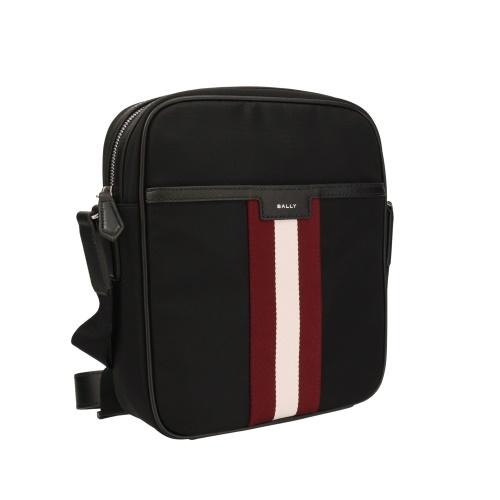 バリー ショルダーバッグ メンズ CODE CROSSNS M N ブラック BALLY 6311758 MAC05K NY286 U901P BLACK+PALLADIOの画像