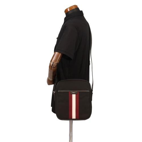 バリー ショルダーバッグ メンズ CODE CROSSNS M N ブラック BALLY 6311758 MAC05K NY286 U901P BLACK+PALLADIOの画像