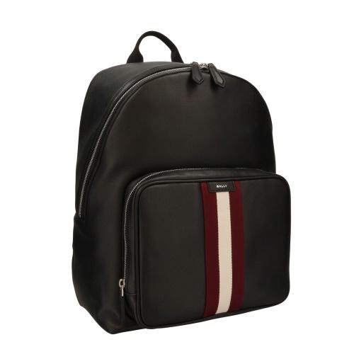 バリー バックパック リュックサック メンズ CODE BACKPACK ブラック BALLY 6311828 MAK03U VT825 U901P BLACK+PALLADIOの画像