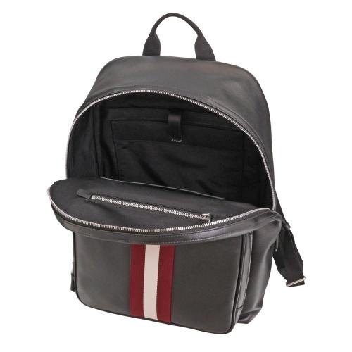 バリー バックパック リュックサック メンズ CODE BACKPACK ブラック BALLY 6311828 MAK03U VT825 U901P BLACK+PALLADIOの画像