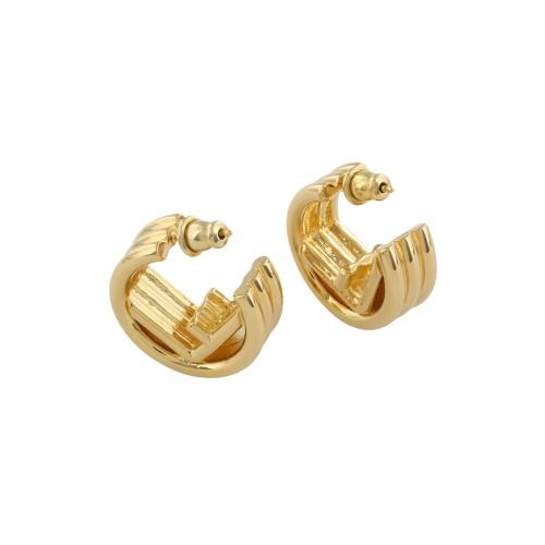 フェンディ ピアス レディース F IS ゴールド FENDI 8AK990 B08 F0CFK SOFT-GOLDの画像
