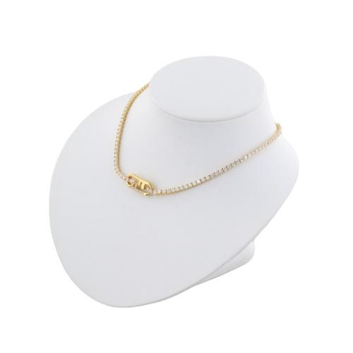 フェンディ ネックレス レディース O LOCK NECKLACE ゴールド FENDI 8AL188 ATEP F089U GOLDの画像