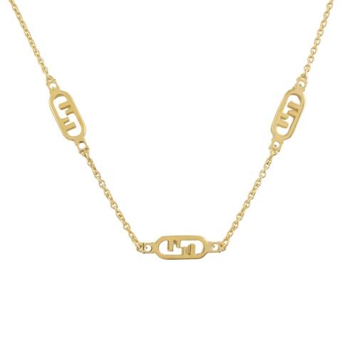 フェンディ ネックレス レディース O LOCK NECKLACE ゴールド FENDI 8AL190 ATEP F089U GOLDの画像