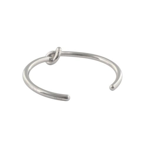 CELINE シルバーバングル CELINE（セリーヌ） バングル ブレスレット メンズ KNOT CUFF シルバー