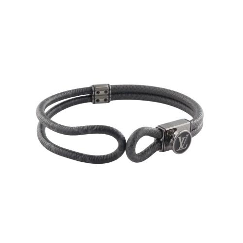 ルイヴィトン ブレスレット モノグラム・エクリプス ブレスレット・ループ イット シルバー LOUIS VUITTON M6780D シルバー