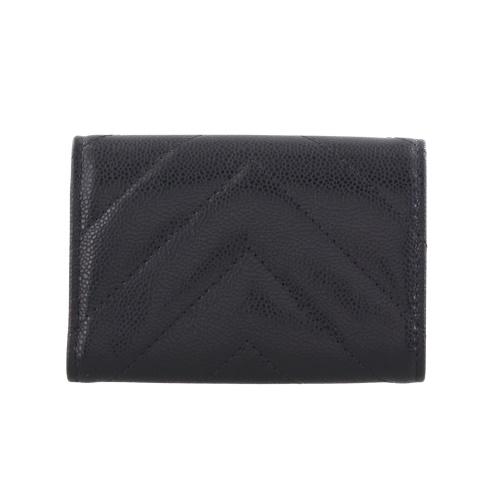 CHANEL（シャネル） 三つ折り財布 レディース ブラック CHANEL AP5202