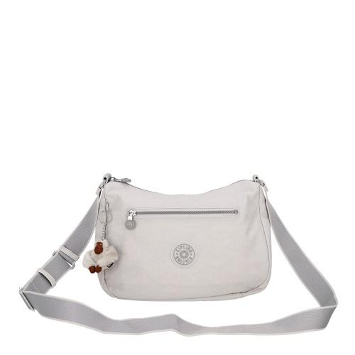 kipling キプリング　ショルダーバッグ　アルバー　軽量　白　収納力抜群 kipling（キプリング） ショルダーバッグ レディース グレー KIPLING