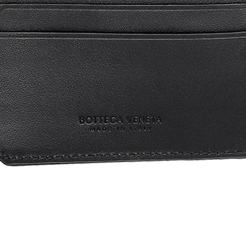 ボッテガヴェネタ 二つ折り財布 メンズ イントレチャート ブラック BOTTEGA VENETA 796966 V69G1 8803の画像