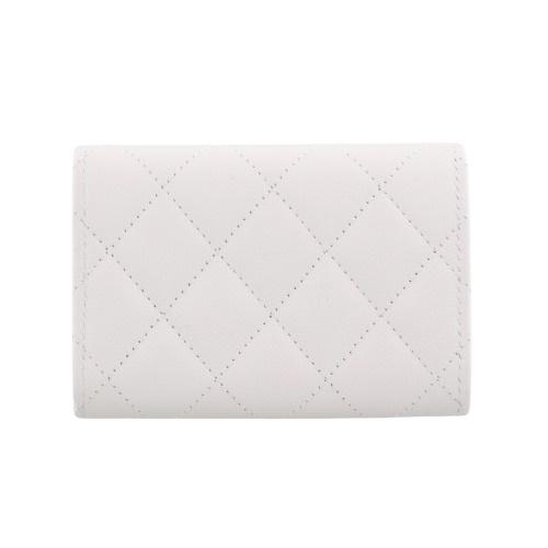 CHANEL（シャネル） 三つ折り財布 レディース ココマーク ホワイト
