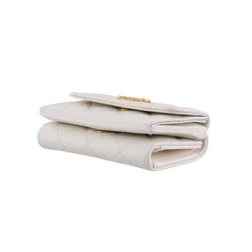 CHANEL（シャネル） 三つ折り財布 レディース ココマーク ホワイト