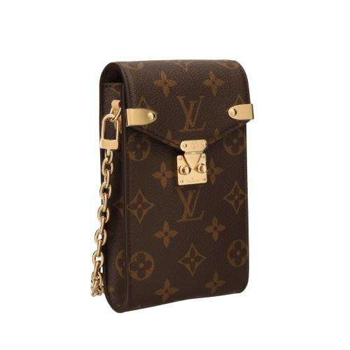 ルイヴィトン スマホショルダー モノグラム フォン ポーチ・メティス ブラウン LOUIS VUITTON M13572の画像