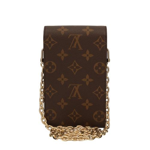 ルイヴィトン スマホショルダー モノグラム フォン ポーチ・メティス ブラウン LOUIS VUITTON M13572の画像