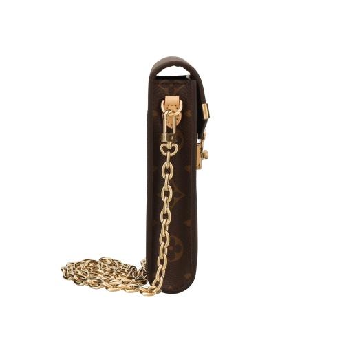 ルイヴィトン スマホショルダー モノグラム フォン ポーチ・メティス ブラウン LOUIS VUITTON M13572の画像