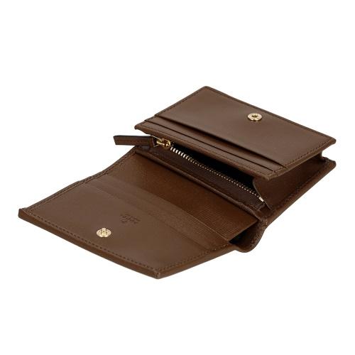 グッチ 二つ折り財布 レディース GGスプリームキャンバス ブラウン GUCCI 621887 92TCG 8563の画像