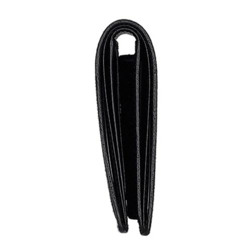 グッチ 二つ折り財布 メンズ ブラック GUCCI 699314 FABGN 1000の画像