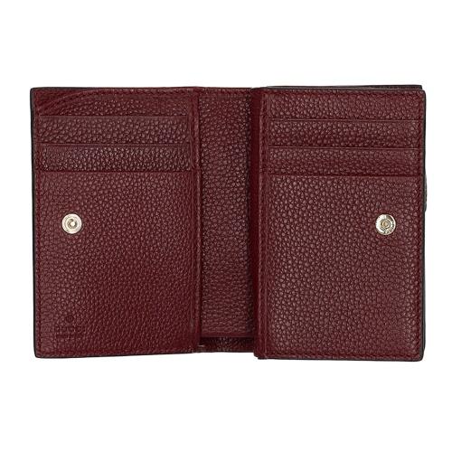グッチ 二つ折り財布 レディース GGスプリームキャンバス レッド GUCCI 841360 AAE5E 6258の画像