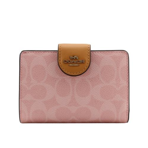 COACH（コーチ） アウトレット 二つ折り財布 レディース ピンク COACH