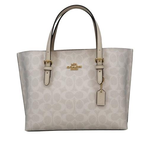 COACH モリー　ホワイトレザートートバッグ COACH（コーチ） アウトレット ハンドバッグ レディース モリー トート