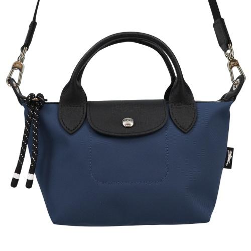LONGCHAMP　ネイビー　ナイロンショルダーバッグ LONGCHAMP（ロンシャン） ショルダーバッグ レディース LE PLIAGE