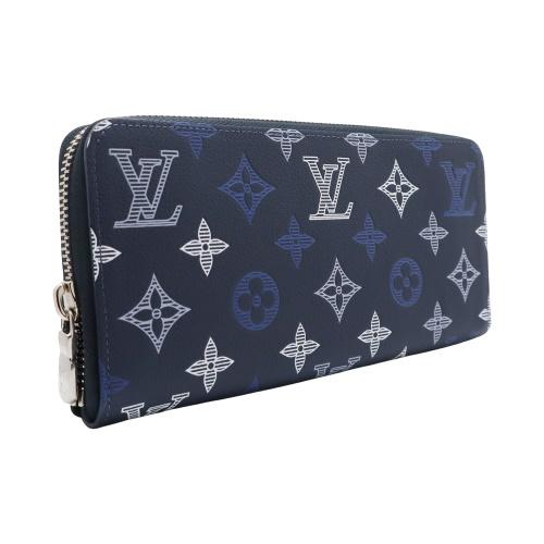 Louis Vuitton モノグラム 長財布　ジッピーウォレット　内側ブルー LOUIS VUITTON（ルイ・ヴィトン） 長財布 モノグラム ジッピー