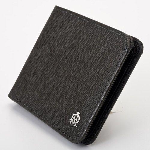 dunhill ダンヒル L2M132Z BOURDON グレーブラック 二つ折り財布  