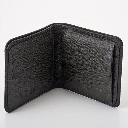 dunhill ダンヒル L2M132Z BOURDON グレーブラック 二つ折り財布  