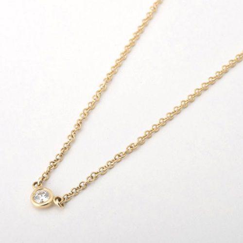 【正規品】 Tiffany&Co. ティファニー ネックレス バイザヤード ダイヤ0.05ｃｔ ペンダント 10769213 【KUE2097209686】(75735円)