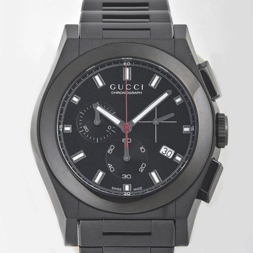 【正規販売店】 グッチ GUCCI YA115237 ブラック パンテオン メンズ 腕時計 腕時計
