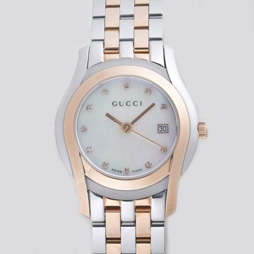 GUCCI（グッチ） 腕時計 レディース Gクラス ホワイトシェル