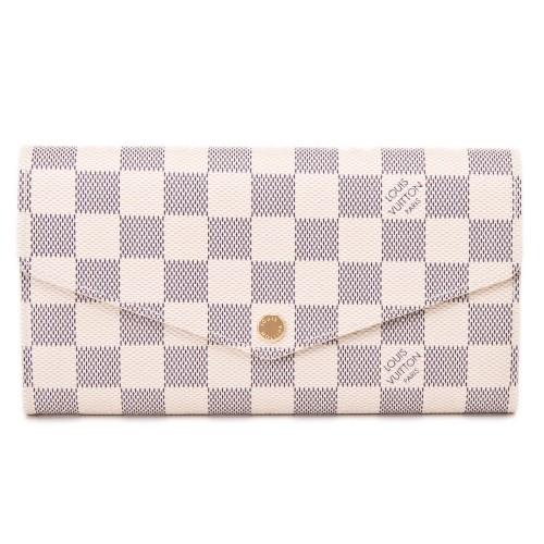 LOUIS VUITTON ルイヴィトン 長財布 ダミエ・アズール ポルトフォイユ・サラ N63208｜sekido